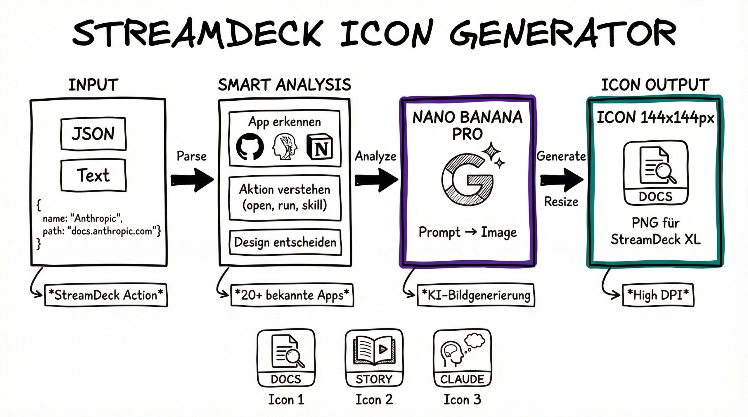 StreamDeck Icon Generator Pipeline